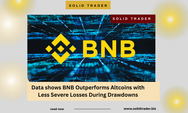 Cover image for article: Data shows BNB Outperforms Altcoins with Less Severe Losses During Drawdowns