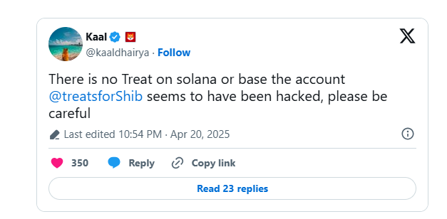 Cover image for article: Shiba Inu Developer Issues Crucial Warning about One of SHIB Ecosystem Token