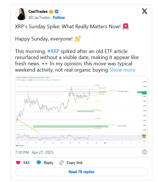 Cover image for article: Massive Breakout Brewing: XRP 1W Bull Flag Could be $10
