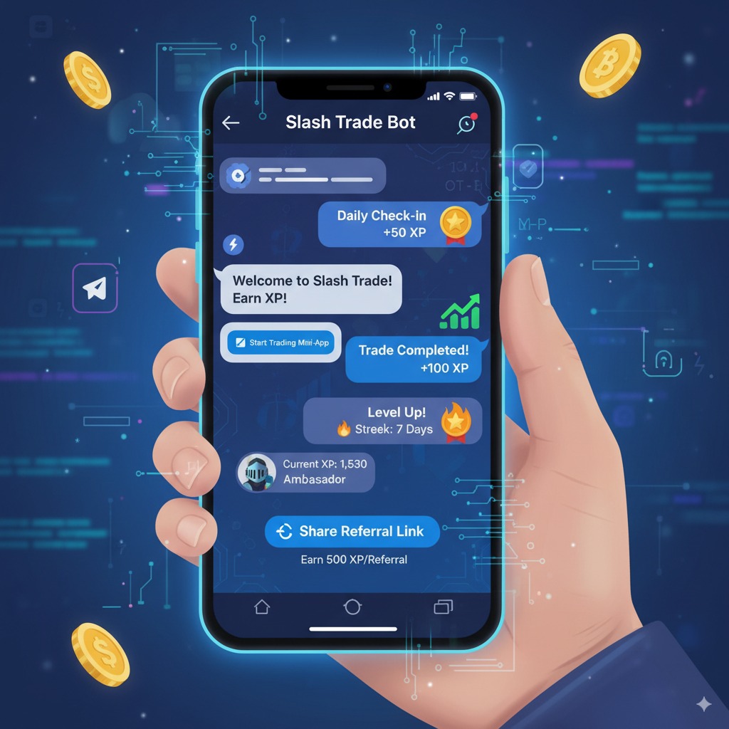 Cover image for article: Slash Trade Airdrop Guide: How to Farm XP on Hyperliquid Telegram Bot